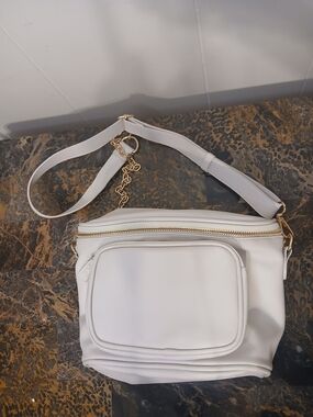 Grace And Emma Crosby Crossbody Bag with Gold Hardware